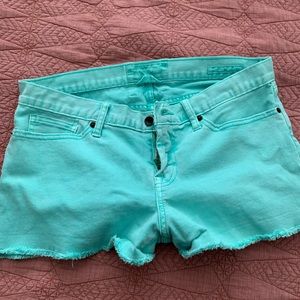 Lucky Brand Turquoise Jean Shorts